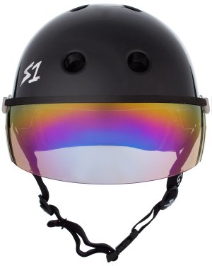 S1 Lifer Visor Helmet - Gen 2 - Black Gloss w/ Iridium Visor - Image 2