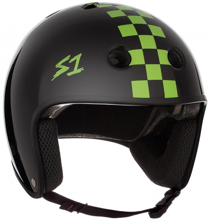 Casque S-ONE Lifer Black Gloss Glitter XL - Pour Skate, Trottinette, BMX, Normes CPSC/ASTM, Mousse FuS1on Brevetée