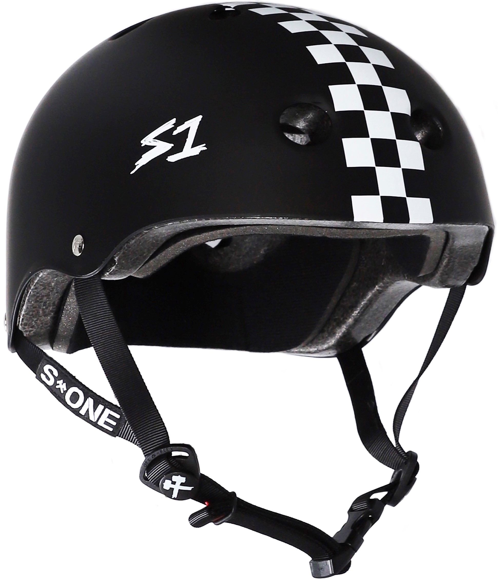 S-One Lifer Noir Mat Avec Visière Casque Roller Derby