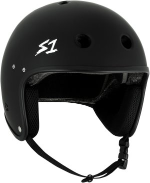 Casque S1 Retro Lifer E-HELMET Noir Mat