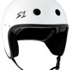S1 Retro E-Helmet White Gloss