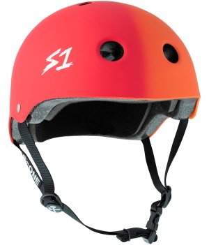 S1 Helmets Red Orange