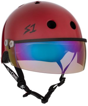 S1 Lifer Visor Helmet - Gen 2 - Blood Red Matte - Image 4