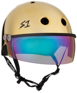 S1 Lifer Visor Helmet - Gen 2 - Gold Mirror - Image 5
